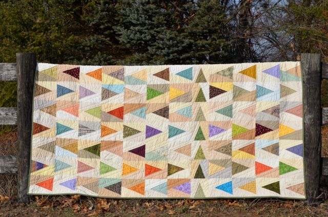 Leave a Trail quilt @ Sewfrench